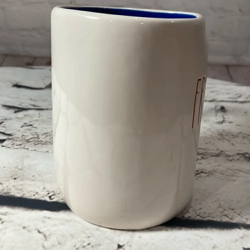 RAE DUNN 16 oz mug “Freedom” nwot